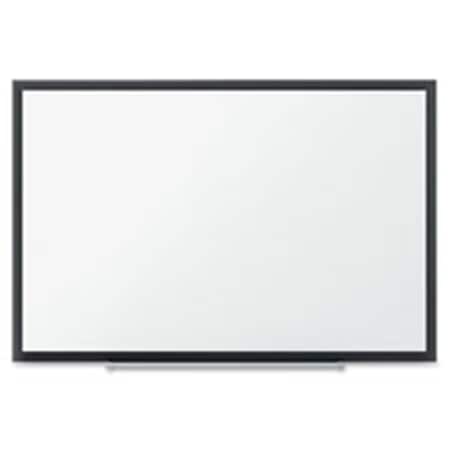 Easy-To-Organize QR  Magnetic Dry-Erase Board- Black Aluminum Frame - 8 ft. x 4 ft. EA3750684