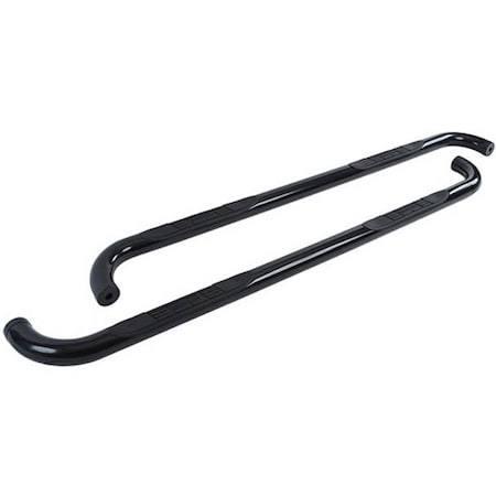 Repl. For Ford Escape With 4 Doors Year 2006 4000 Series Black Steel Sidestep And Mounting Bra