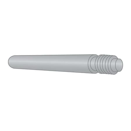 Huyett External Threaded Taper Pin, 300 SS, 10 Pin x 0.705 in Dia x 0.703 in Small End Dia x 2.750 in L TPTS-10-2750