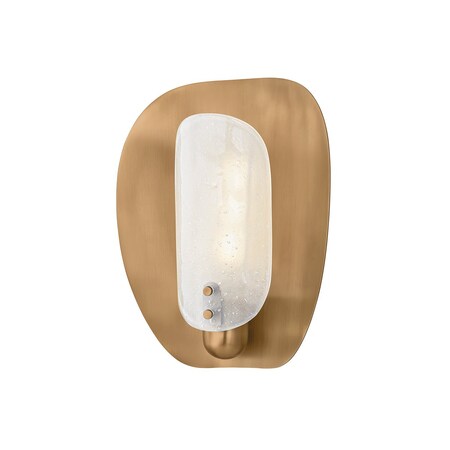 Troy Lighting Adler 1 Light Wall Sconce 9.75 In. Patina Brass B2513-PBR