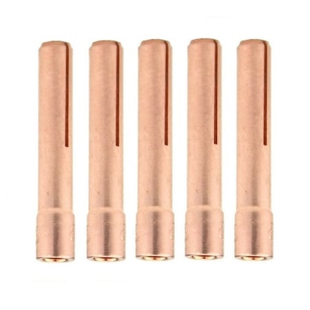Star Tech Weld TIG Collets Tig Torch Collets 1/16in for Tig Torches 9, 20, 25, 5PK 13N22