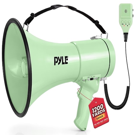 Pyle 50W Megaphone Bullhorn PMPRA514GR