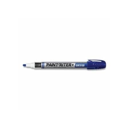Markal Paint-Riter+ Certified Liquid Paint Marker, Blue, 1/8 in Tip, Medium 434-96884