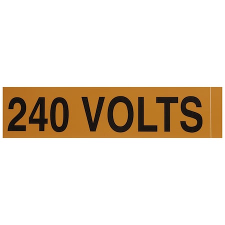 Nsi Voltage Markers (1) 240 Volts VM-A-7