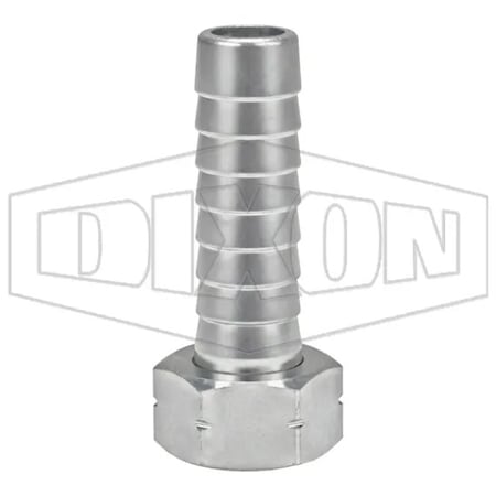 Dixon Long Shank Coupling, 3/4 in Nominal, Female Garden Hose Thread x Hose End Style, Domestic SLS647