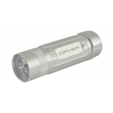 Cipher Auto  Auto LED Flashlight, Silver CPA6300SV
