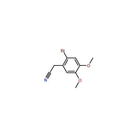 Ak Scientific 2-(2-Bromo-4, 5-dimethoxyphenyl)acetonitrile (250mg), CAS 51655-39-1 7218AB-250mg