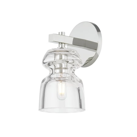 Troy Lighting Trey 1 Light Wall Sconce 4.75 In. Polished Nickel B1109-PN