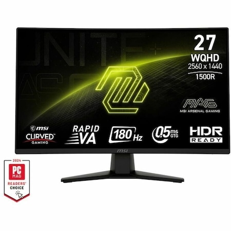 Msi MN MAG 274CQF 27 Rapid VA QHD 2560x1440 16:9 0.5ms 180Hz 2xHDMI DP Retail MAG274CQF