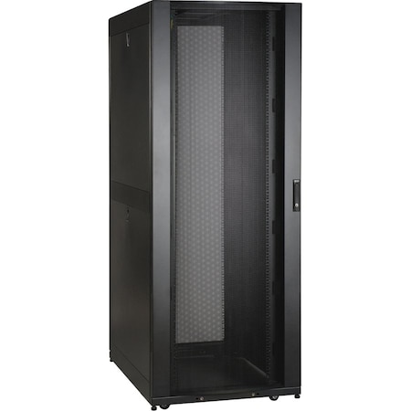 Eaton Tripp Lite Series 45U SmartRack Wide Standard-Depth Rack Enclosure Cabinet with doors & side panels SR45UBWD