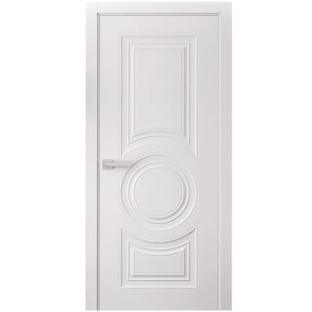Sartodoors Interior Door 42 x 84 inches, BASIC 9801 White, Single Regular Panel Frame Handle, Bathroom Bedro BASIC9801ID-SKIN-4284
