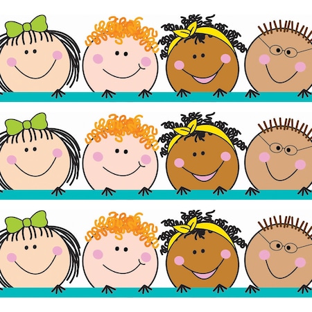 Creative Teaching Press Stick Kids EZ Border, 48 Feet Per Pack, 3PK 10671