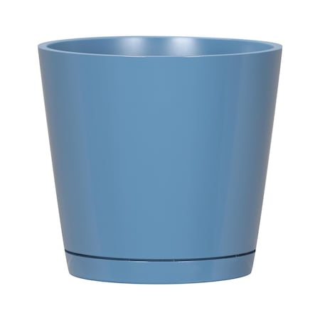 L&G Solutions 5.7 in. H X 6 in. W X 6 in. D X 6 in. D Resin Planter Blue PVH9106PBK