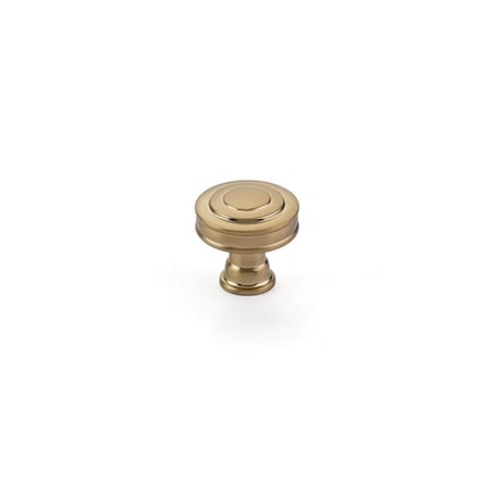 Patioplus 1.25 in. Glendon Cabinet Knob, Satin Brass PA1629239