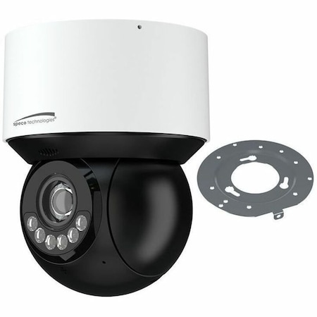 Speco Technologies 4MP 4x Indoor/Outdoor IP PTZ Camera with Digital Deterrent, 2.8-12mm lens, NDAA Compliant O4P4X2