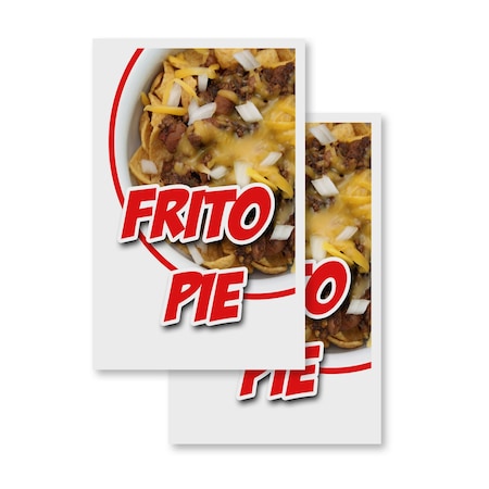 Signmission Frito Pie, Vinyl Decals Only 24 Inch x 36 Inch, Vinyl Decal, 2PK DSB-2436-2PACK-Frito Pie