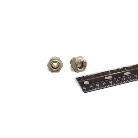 Oil-Rite Gasketed Window Sight Straight Thread - Straight, 1/2in.-20, 11/16in., 125 PSI, Buna-N, 5/16in. B2394-11