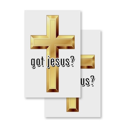 Signmission Got Jesus, Vinyl Decals Only 24 Inch x 36 Inch, Vinyl Decal, 2PK DSB-2436-2PACK-Got Jesus