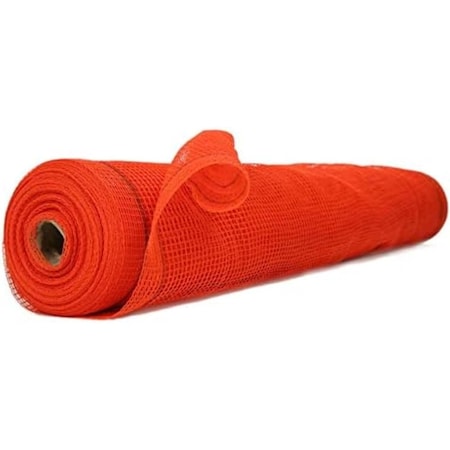 Farm Plastic Supply Heavy Duty Orange Fire Retardant Debris Netting, 4ftx150ft Z-Debris-Netting-4001