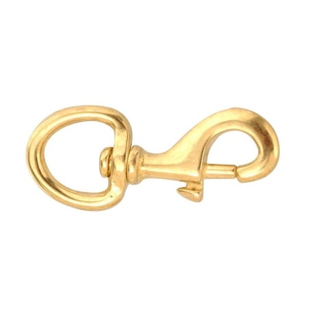 Campbell Chain & Fittings Swiveling Bolt Snap, 5/8 in, 70 lb Working Load, Bronze T7625104