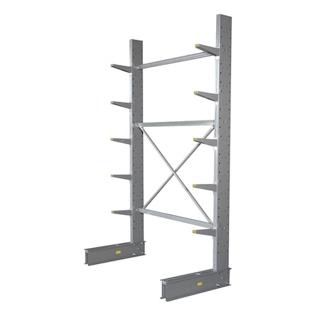 Global Industrial Single Sided Cantilever Rack Starter, 48"Wx33"Dx72"H - Best Value Series 298907
