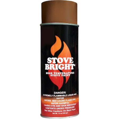 Stove Bright Gloss Metal Brown 12-3/4 Oz. High Heat Spray Paint 6159