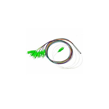 Cable Wholesale 1x8 PLC with Fan Out and SC/APC Connectors. 15F2-21108