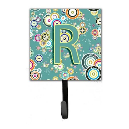 Carolines Treasures Letter R Circle Circle Teal Initial Alphabet Leash and Key Holder CJ2015-RSH4