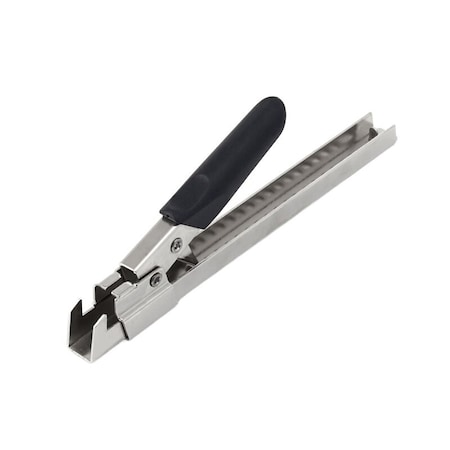 Swing-A-Way Jar Opener, Stainless Steel, Black/Silver, 8-7/8 in OAL 711BK