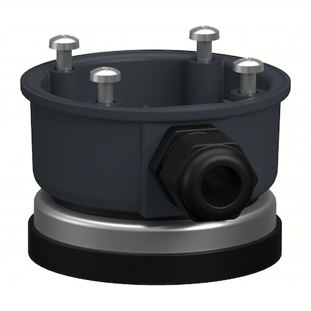 Schneider Electric Tower Light Adapter, 2 13/16 in dia., Gray XVZ08