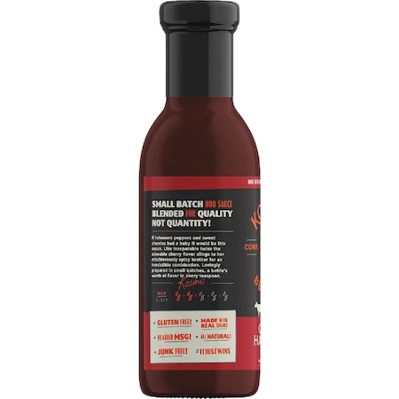 Kosmos Q 15. Oz. Cherry Habanero BBQ Sauce KOS-CHRRY-HAB-Single
