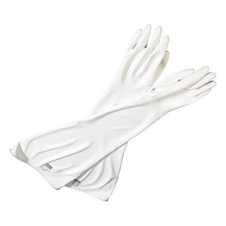 Honeywell Glove Box Gloves, CSM, 32 in L, White, 1 PR 8Y1532A/10H
