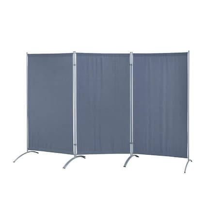 Proman Products Galaxy Indoor Room Divider, Metal - Gray FS17061