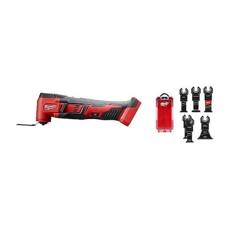 Milwaukee Tool OscillatingToolandBladeSet, 18,000OPM 2626-20, 49-10-9112