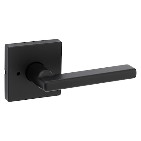 Kwikset Signature Series Privacy Door Lock, Pushbutton Lock, Lever Handle, Zinc, Matte 730HFL SQT 514 CP