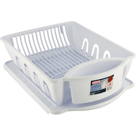 Sterilite 2-Piece Ultra Sink Dish Drainer Set 6418006