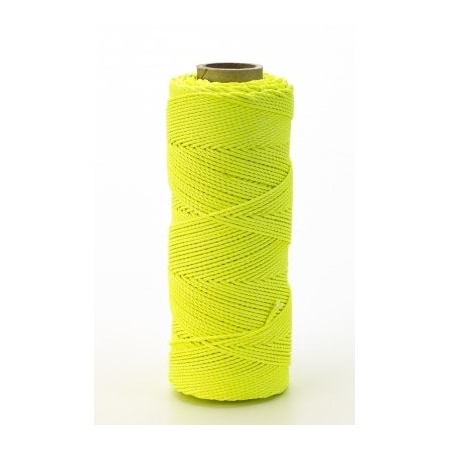 Mutual Industries BRAIDED NYLON MASON TWINE GLO LIME, 4PK 14662-139-1000