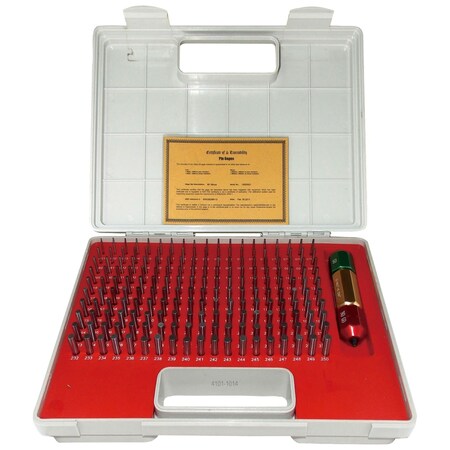 Pro-Series Pro-Series 190 Piece .061-.250" Pin Gage Set With Certificate 4101-0041