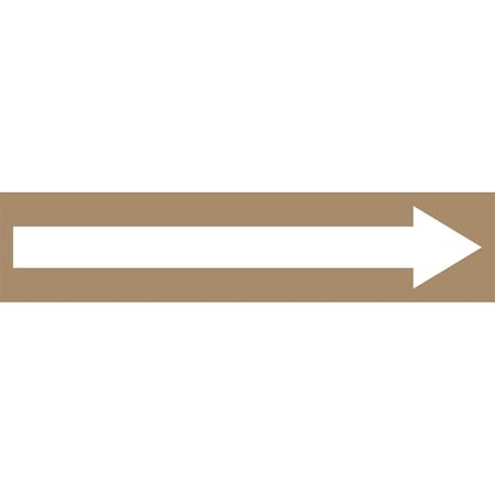 Accuform ASME ANSI PIPE MARKER LONG ARROW RPK751SSH