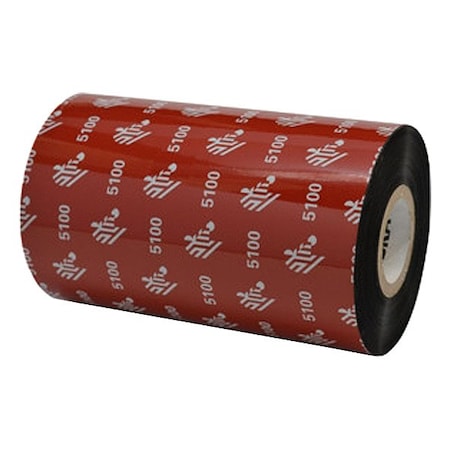 Zebra THERMAL TRANSFER RIBBON, Resin, Black 05100BK11045