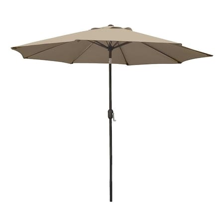 Seasonal Trends Crank Umbrella, 929 in H, 1079 in W Canopy, 1079 in L Canopy, Round Canopy, Steel Frame 60036