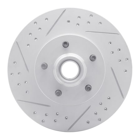 Dynamic Friction Co DFC Geoperformance Rotor - Drilled and Slotted 830-54141L