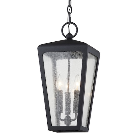 Troy Lighting Mariden 3 Light Lantern 9 In. Textured Iron F7607-TRN