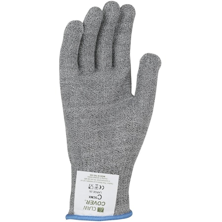 Claw Cover Seamless Knit HPPE / Stainless Steel Blended with Sta-COOL Plating Glove, Medium Weight 10-C5GYCMX2