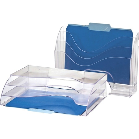 Officemate International Officemate Hangable Two-Way Organizer Clear 22904