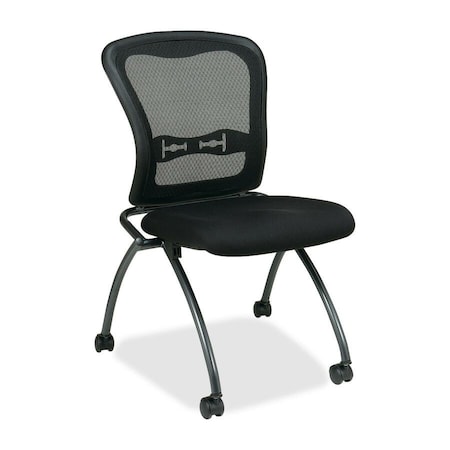 Office Star Chair, Folding, Fabric/Metal, PK2 84220-30