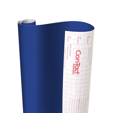 Con-Tact Brand Creative Covering Adhesive Covering, Royal Blue, 18" x 16 ft 16F-C9AH12-06