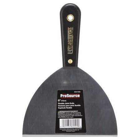 Prosource Joint Knife, 4-3/8 in W Blade, 6 in L Blade, HCS Blade, Full-Tang Blade, Comfort-Grip Handle 01100-3L