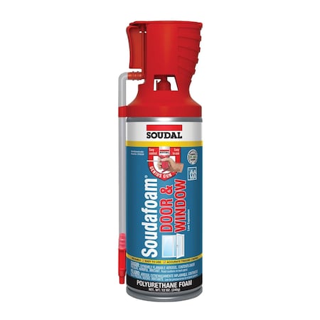 Soudal Usa Soudafoam DOOR & WINDOW Genius Dispenser Insulating Spray Foam Sealant 12 oz. Champagne, 12PK 146731