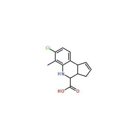 Ak Scientific 7-Chloro-6-methyl-3a, 4, 5, 9b-tetrahydro-3h-cyclopenta[c]quinoline-4-carboxylic acid (1g), CAS 312713 V5081-1g